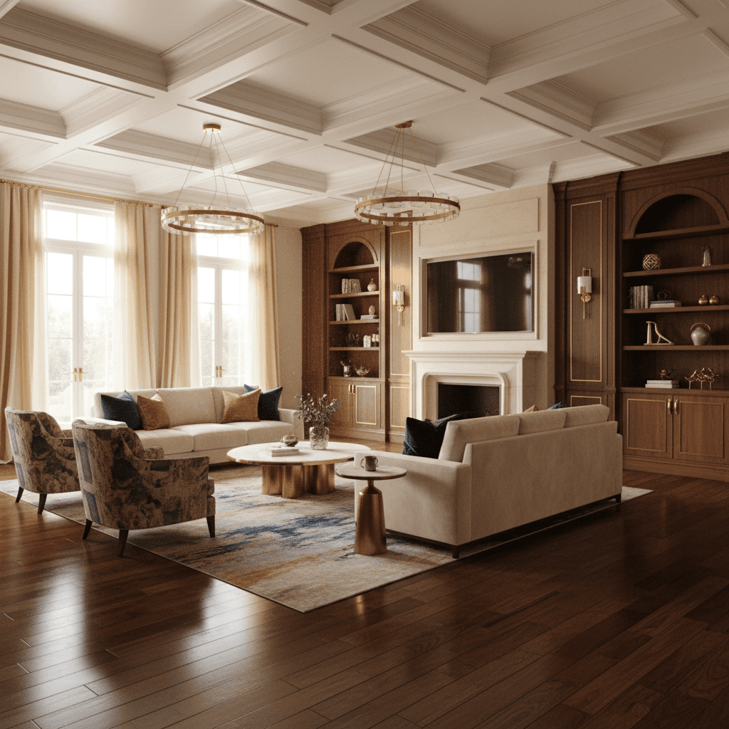 Premium interior finishing and material installation